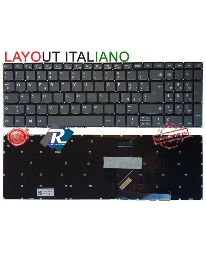 Tastiera italiana Lenovo V145-15AST 81MT - V155-15API 81V5