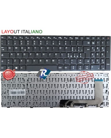Tastiera italiana Lenovo IdeaPad 110-15isk 110-17acl 110-17ikb NERA
