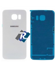 Copri Batteria Samsung Galaxy S6 Edge G925F Back Cover Scocca Posteriore BIANCO