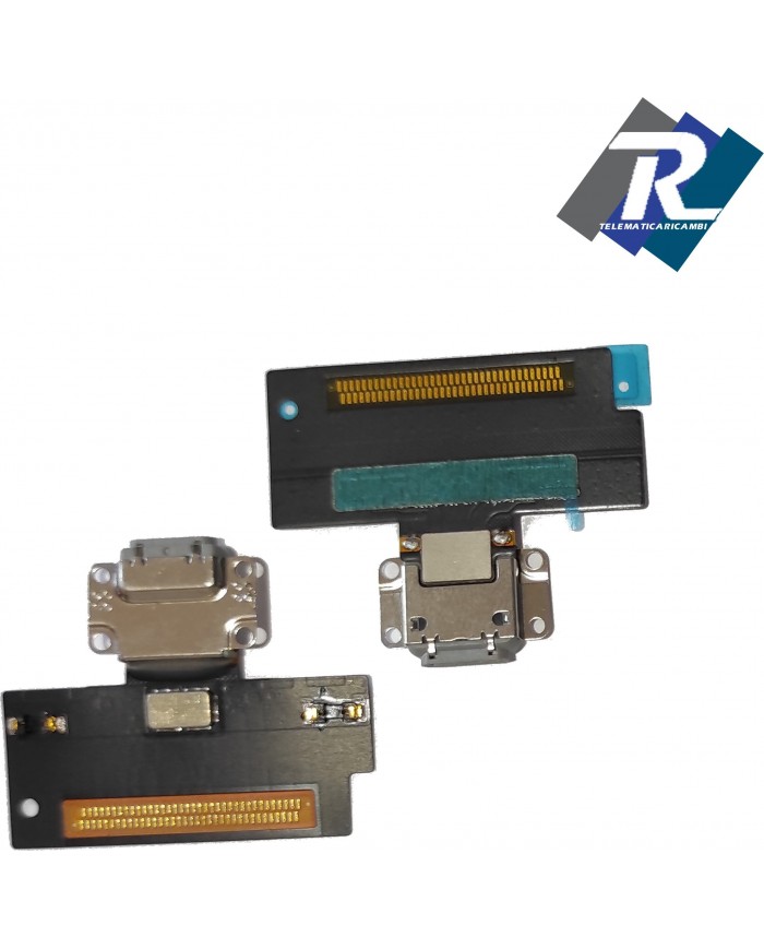 CONNETTORE RICARICA APPLE IPAD PRO 10.5" A1701 A1709 DOCK CARICA FLAT FLEX NERO
