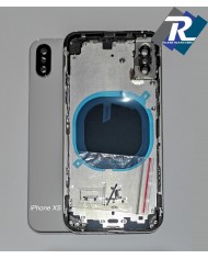 SCOCCA POSTERIORE IPHONE XS BACK COVER FRAME TELAIO CHASSIS BIANCO COMPATIBILE
