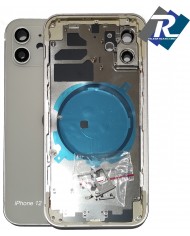SCOCCA POSTERIORE IPHONE 12 BACK COVER FRAME TELAIO CHASSIS BIANCO COMPATIBILE
