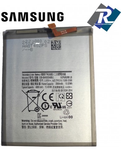 BATTERIA SAMSUNG GALAXY A50s SM-A507 A50 (SM-A505) EB-BA505ABU Sost.originale