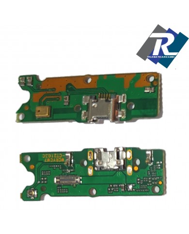 CONNETTORE RICARICA PER HUAWEI Y5 2018 DRA-L01 + MICROFONO DOCK CARICA MICRO USB