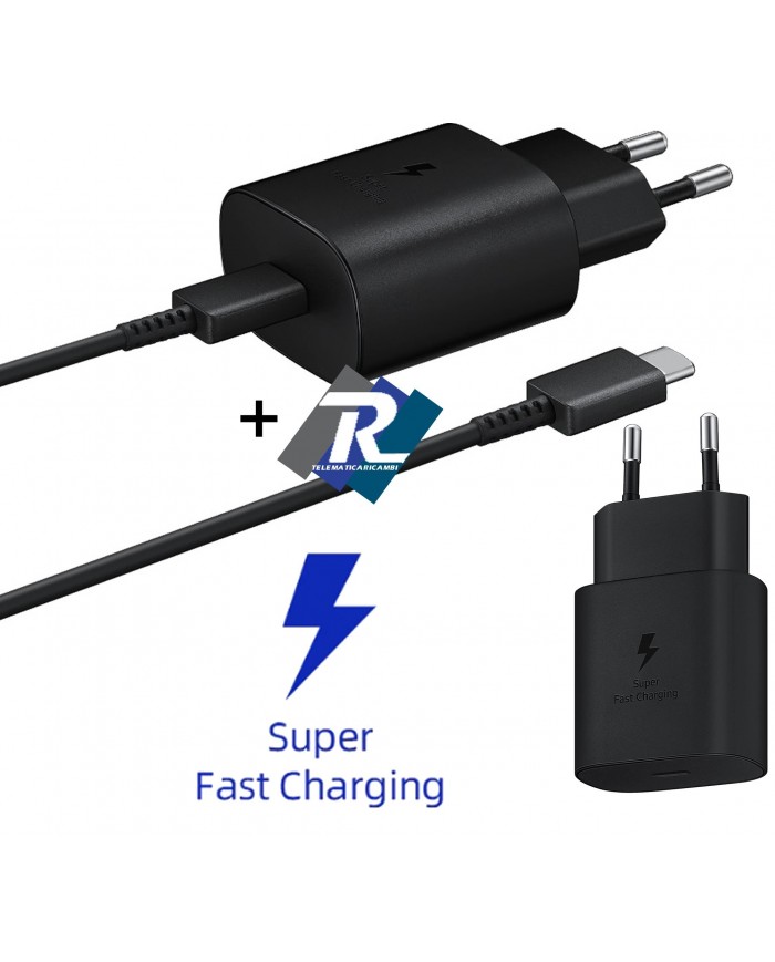 Caricabatterie EP-TA800 Super Fast Charging (25W) cavo USB Type-C Carica rapida