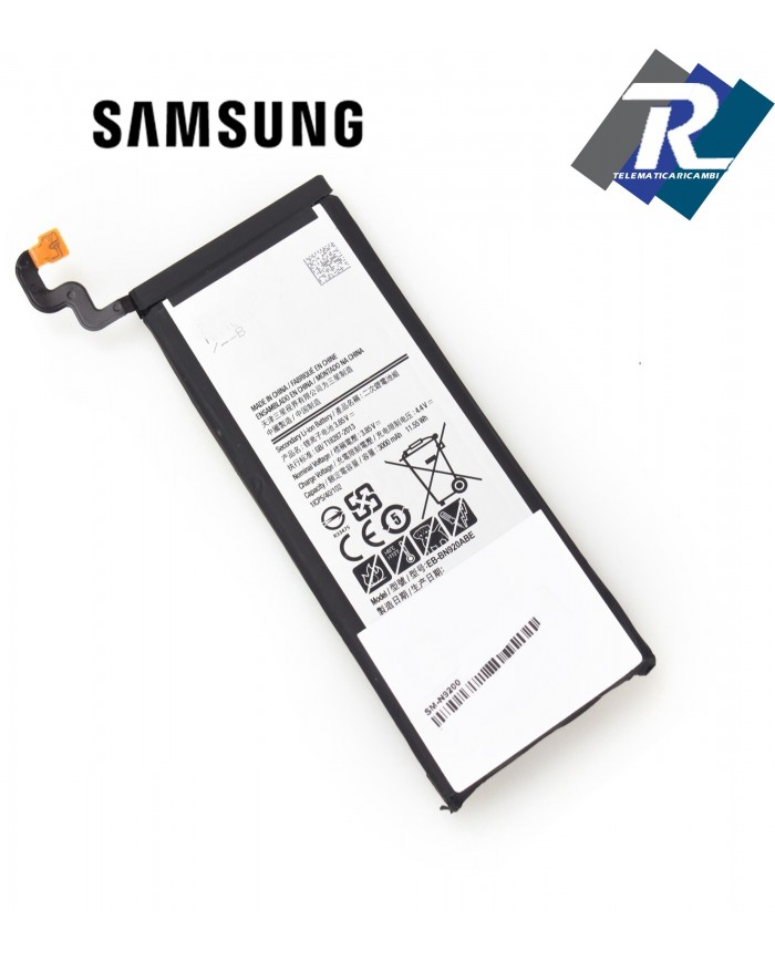 Batteria Samsung Galaxy NOTE 5 EB-BN920ABE 3000 mAh Sostituisce Originale