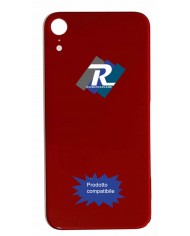 VETRO SCOCCA POSTERIORE COPRI BATTERIA APPLE iPhone XR ROSSO BACK COVER BIG HOLE