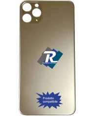 VETRO SCOCCA POSTERIORE COPRI BATTERIA iPhone 11 Pro Gold BACK COVER BIG HOLE