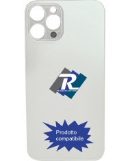 VETRO SCOCCA POSTERIORE COPRI BATTERIA iPhone 12 Pro NERO BACK COVER BIG HOLE