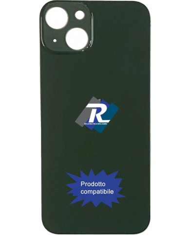 VETRO SCOCCA POSTERIORE COPRI BATTERIA APPLE iPhone 13 VERDE BACK COVER BIG HOLE