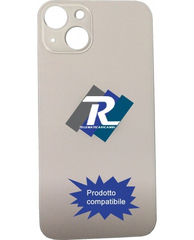 VETRO SCOCCA POSTERIORE COPRI BATTERIA APPLE iPhone 13 ROSA BACK COVER BIG HOLE