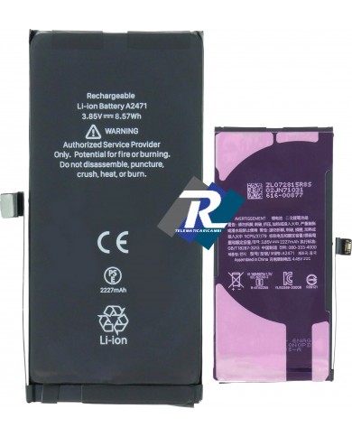 Batteria Compatibile per Apple iPhone 12 Mini 2227 mAh sostituisce originale