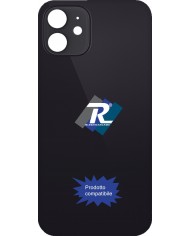 VETRO SCOCCA POSTERIORE COPRI BATTERIA APPLE iPhone 11 NERO BACK COVER BIG HOLE