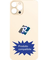 VETRO SCOCCA POSTERIORE COPRI BATTERIA iPhone 12 Pro Blu BACK COVER BIG HOLE