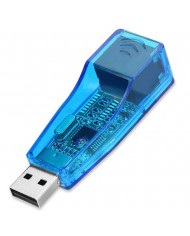 Convertitore USB 2.0 Lan RJ45 Ethernet Scheda Rete Adattatore Adapter Laptop PC