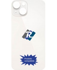 VETRO SCOCCA POSTERIORE COPRI BATTERIA APPLE iPhone 14 BIANCO BACK BIG HOLE