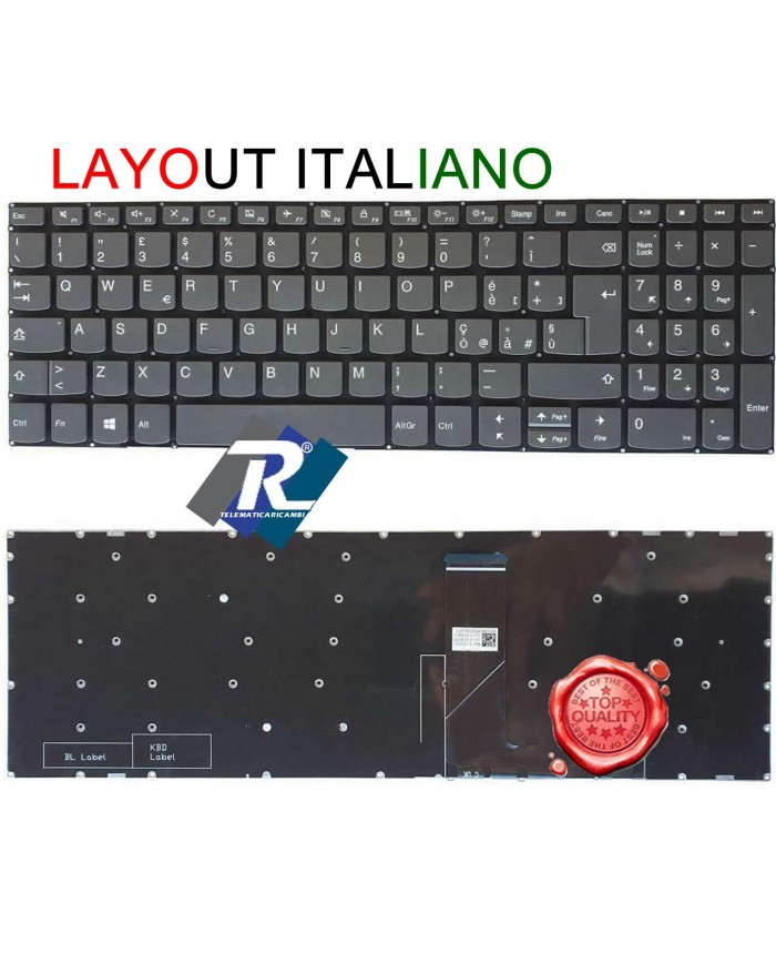 Tastiera italiana per Lenovo ideapad 330S-15ARR 330S-15AST 330S-15IKB