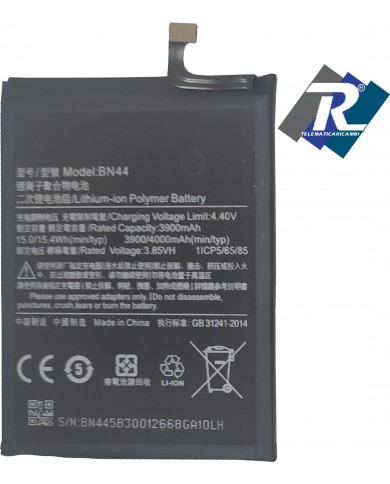 BATTERIA BN44 PER XIAOMI MI REDMI 5 PLUS MEE7 MEG7 MET7 4000 mAh SOST ORIGINALE