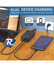 Alimentatore per Surface Pro X - Pro 8 - Pro 7 - Pro 6 - Pro 5 - Pro 9 - A1706