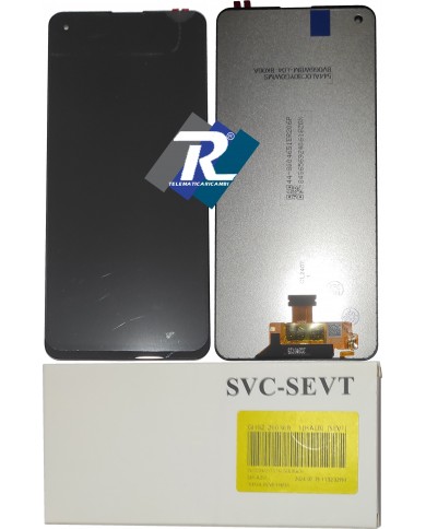 DISPLAY LCD SAMSUNG A21S SM-A217 TOUCH SCHERMO NERO PARI ORIGINALE SERVICE PACK