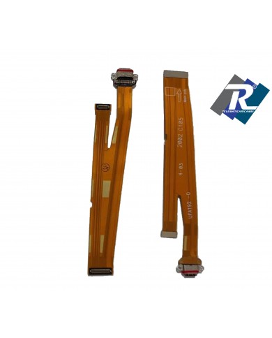 CAVO FLAT FLEX CONNETTORE RICARICA PER OPPO A91 CPH2021 DOCK DI CARICA TYPE C