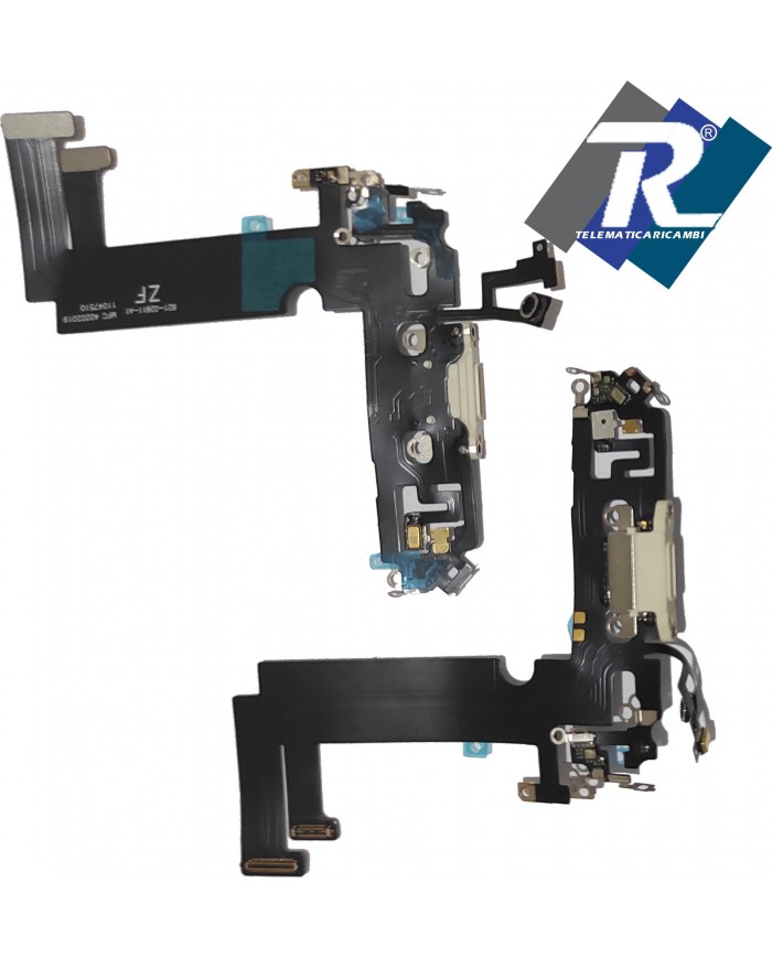Connettore Ricarica iPhone 12 MINI Flex Flat Dock Microfono Usb Dati Bianco