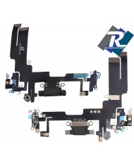 Connettore Ricarica iPhone 14 Flex Flat Dock carica Microfono Usb Dati Nero
