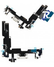 Connettore Ricarica iPhone 14 PLUS Flex Flat Dock carica Microfono Usb Dati Bianco