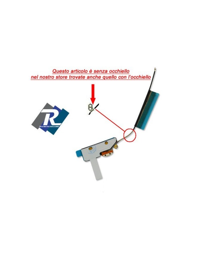 ANTENNA WI-FI CAVO FLEX PER APPLE IPAD 2 SENZA OCCHIELLO