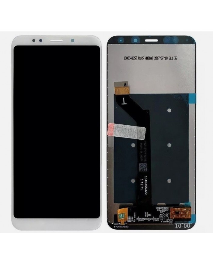 DISPLAY LCD PER XIAOMI REDMI 5 PLUS TOUCH SCREEN SCHERMO MONITOR VETRO BIANCO
