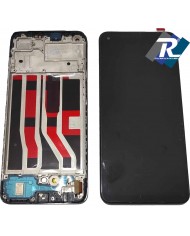 DISPLAY LCD OPPO A74 4G CPH2219 TOUCH SCREEN SCHERMO VETRO TFT NERO + FRAME
