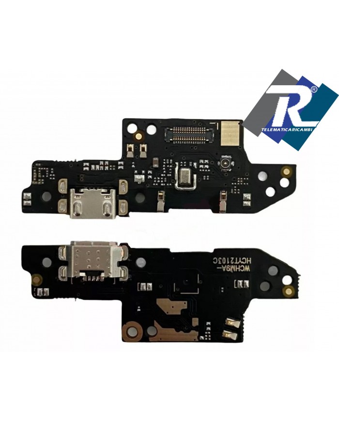 CONNETTORE RICARICA XIAOMI REDMI 9i 9A 9C 9AT 10A + MICROFONO PCB DOCK DI CARICA