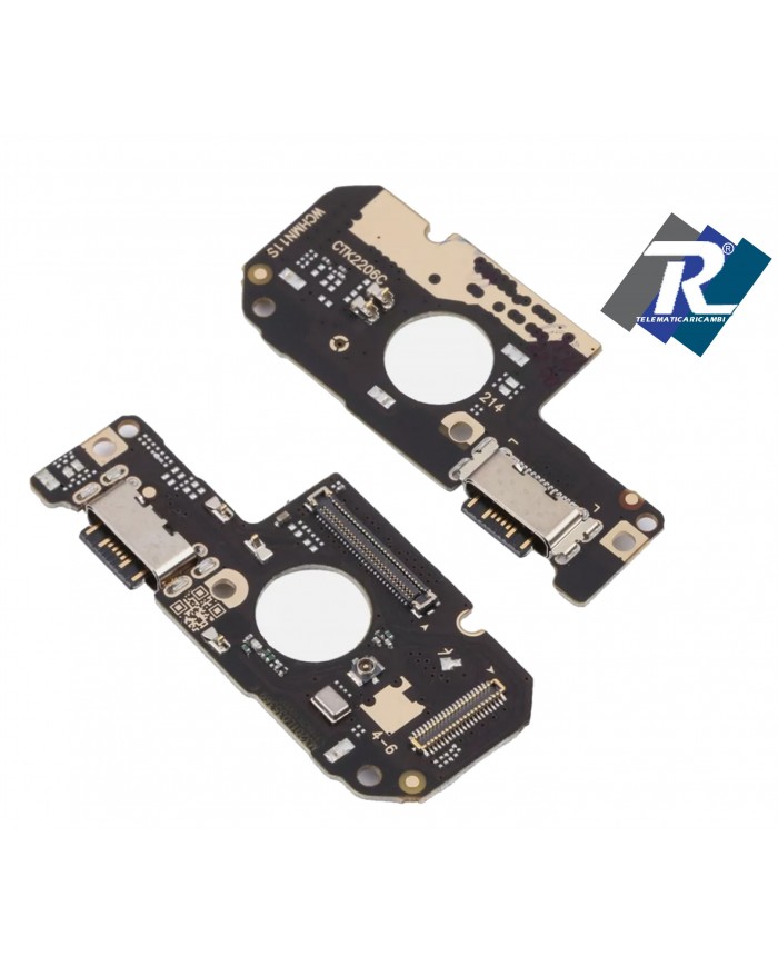 CONNETTORE DOCK RICARICA PER XIAOMI REDMI NOTE 11 4G 2201117TY MICROFONO CARICA