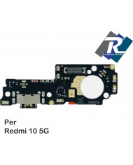 CONNETTORE RICARICA CON MICROFONO PER XIAOMI REDMI 10 5G DOCK CARICA