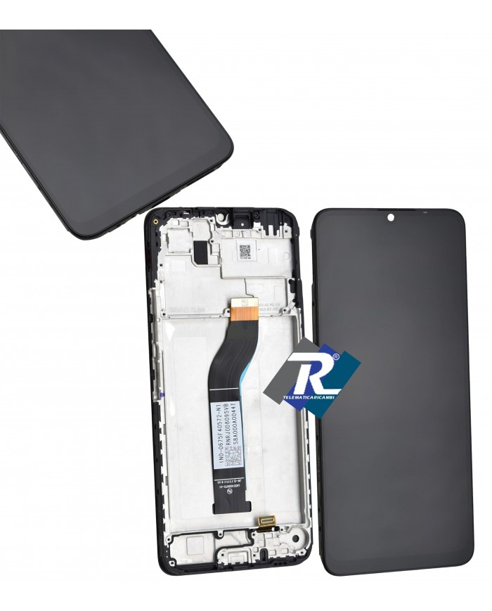 DISPLAY LCD XIAOMI REDMI 13C 23108RN04Y 23106RN0DA TOUCH SCHERMO VETRO + FRAME
