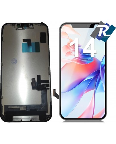 LCD iPhone 14 Display Touch scherno FHD 1080p LTPS PARI ORIGINALE IC INTERSCAMB