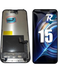 LCD iPhone 15 Display Touch scherno FHD 1080p LTPS PARI ORIGINALE IC INTERSCAMB