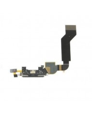 FLEX FLAT CONNETTORE CARICA DOCK RICARICA PER APPLE IPHONE 4S NERO