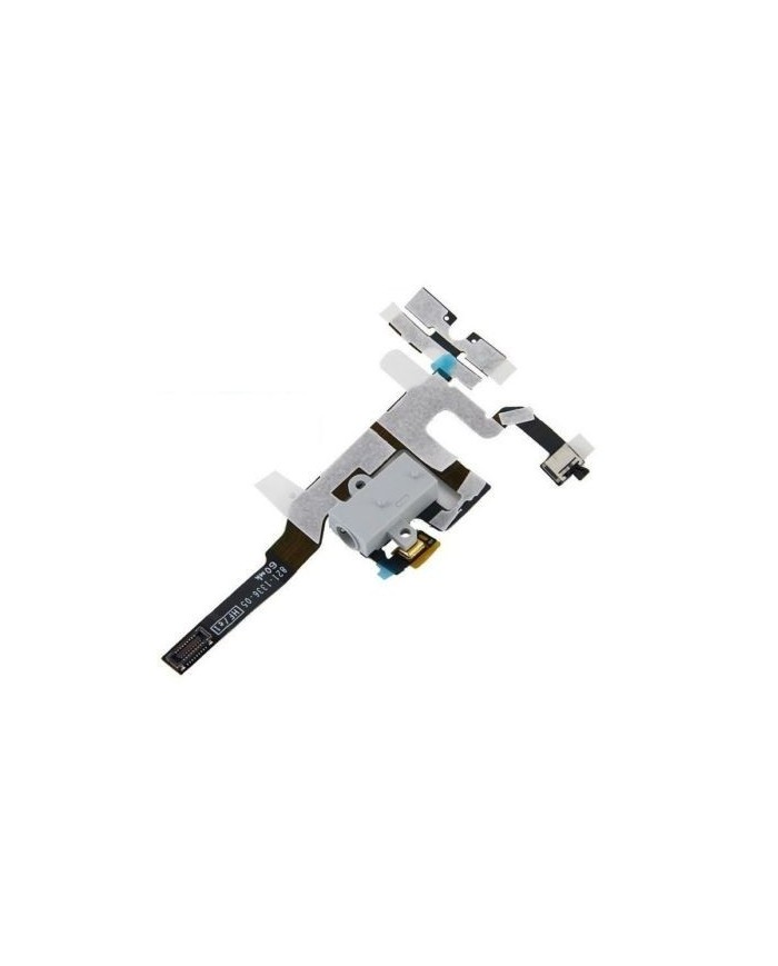 FLAT CONNETTORE JACK AUDIO CUFFIE TASTO VOLUME MUTE IPHONE 4S BIANCO ORIGINALE