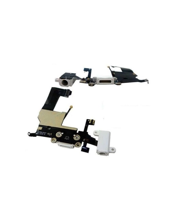 Flex Flat Dock Connettore Ricarica Microfono Antenna Jack Cuffie iPhone 5 Bianco