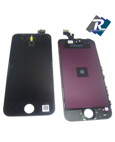 TOUCH SCREEN VETRO SCHERMO + LCD Display Assemblato PER iPhone 5 5G Nero