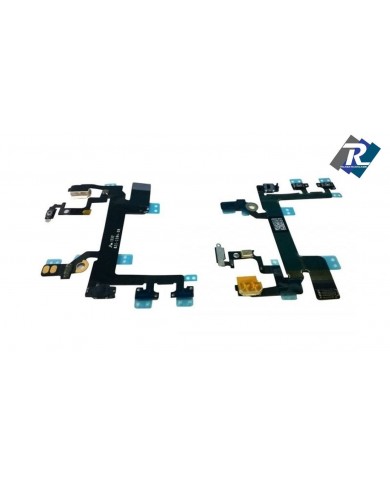 FLEX FLAT TASTO ACCENSIONE ON OFF POWER TASTO VOLUME MUTE PER IPHONE 5S 5 S