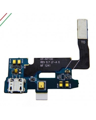 Flex Flat Connettore di Ricarica USB per Samsung Galaxy Note 2 N7100