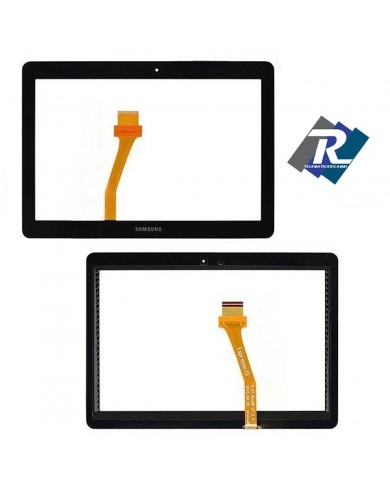 TOUCH SCREEN VETRO SAMSUNG GALAXY TAB 2 GT- P5100 - P5110 10.1" NERO BIADESIVO