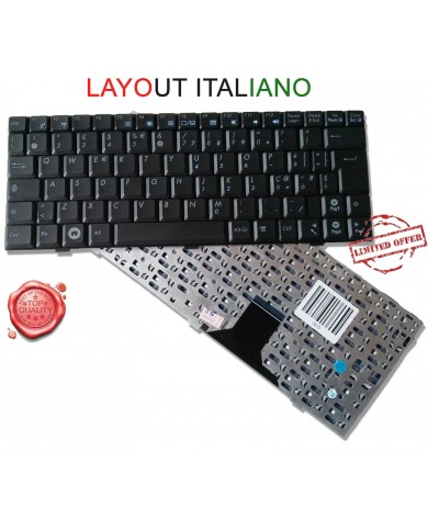 Tastiera ITALIANA ASUS EEE PC EEPC 1000 1000H 1000HA 1000HE 1000HV 1004DN NERA