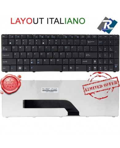 TASTIERA ASUS K50AB K50AD K50AE K50AF K50C K50ID K50IE K50IJ K50Ij ITALIANA NERA