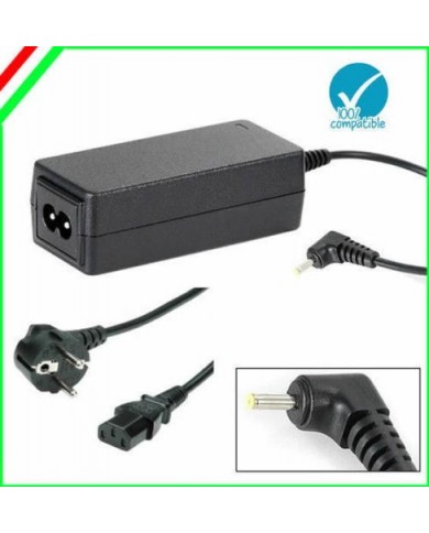 Alimentatore Asus 40W 19V 2.1A 2.3X0.7 Netbook Eeepc Eee Pc 1001 1005 1008 Serie