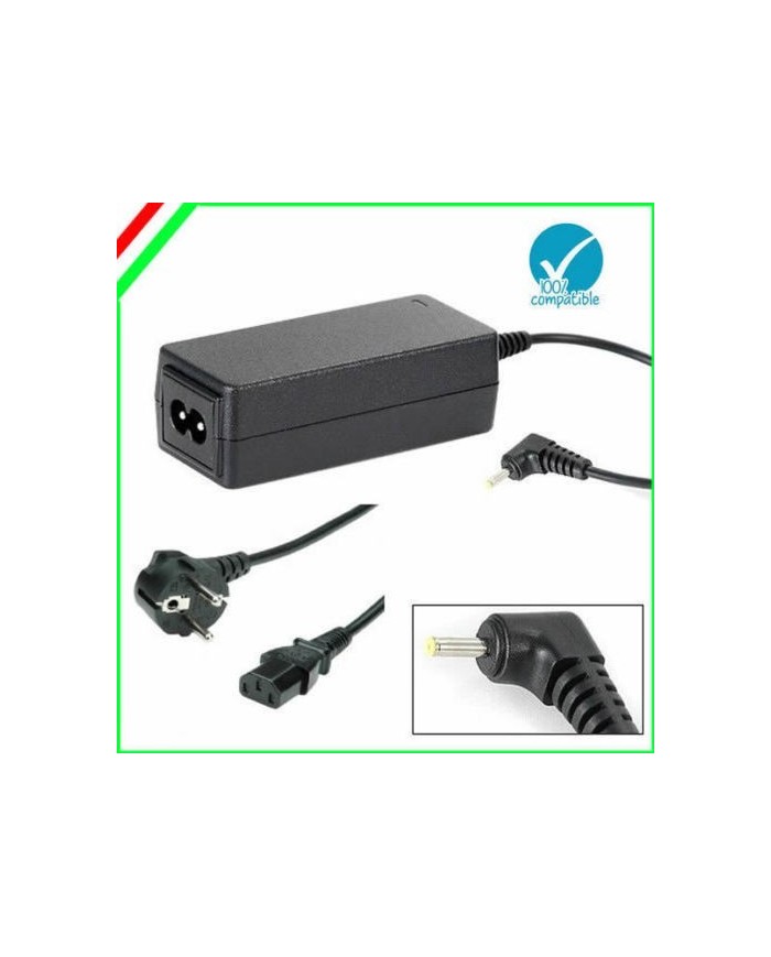 Alimentatore Asus 40W 19V 2.1A 2.3X0.7 Netbook Eeepc Eee Pc 1001 1005 1008 Serie