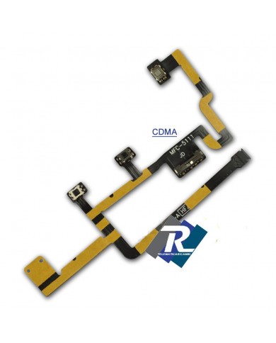 Flex Flat Tasto accensione On Off Mute Volume CDMA MFC-5111 per Apple Ipad 2
