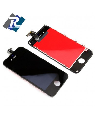 TOUCH SCREEN VETRO SCHERMO + LCD DISPLAY RETINA + FRAME IPHONE 4 4 G NERO